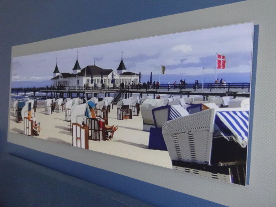Schönes Bildmotiv über dem Bett Strandhotel Ahlbeck