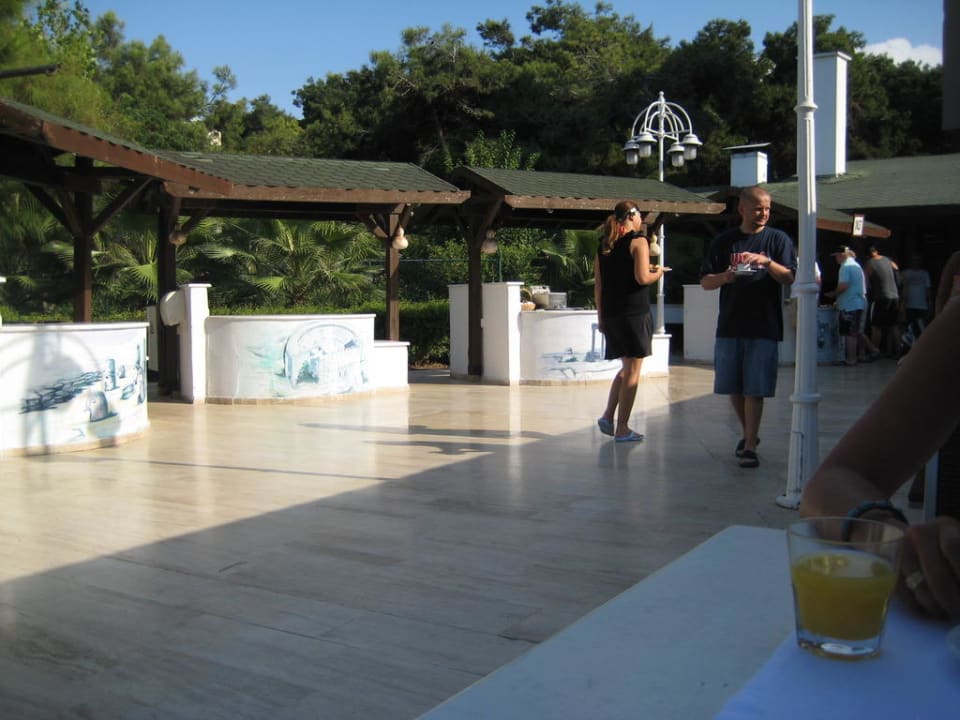 Außenbereich Restaurant Turquoise Hotel