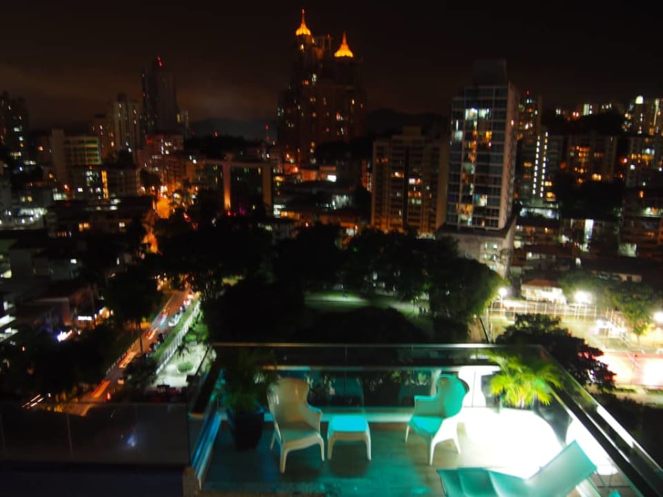 Basen Nocą Best Western Plus Hotel Panama Zen