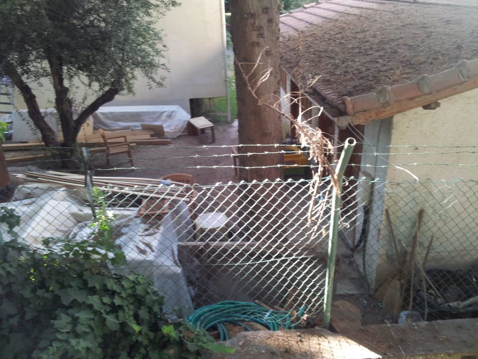 Blick von unserem rückwärtigen Balkon Hotel Sirma