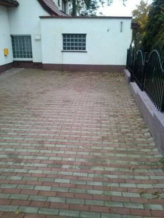 "Hof", wo man Pkw abstellen kann, eingezäunt Ferienhaus Zacisze 1