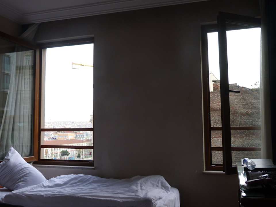 Mit Ausblick aus der 6. Etage Hotel Grand Halic