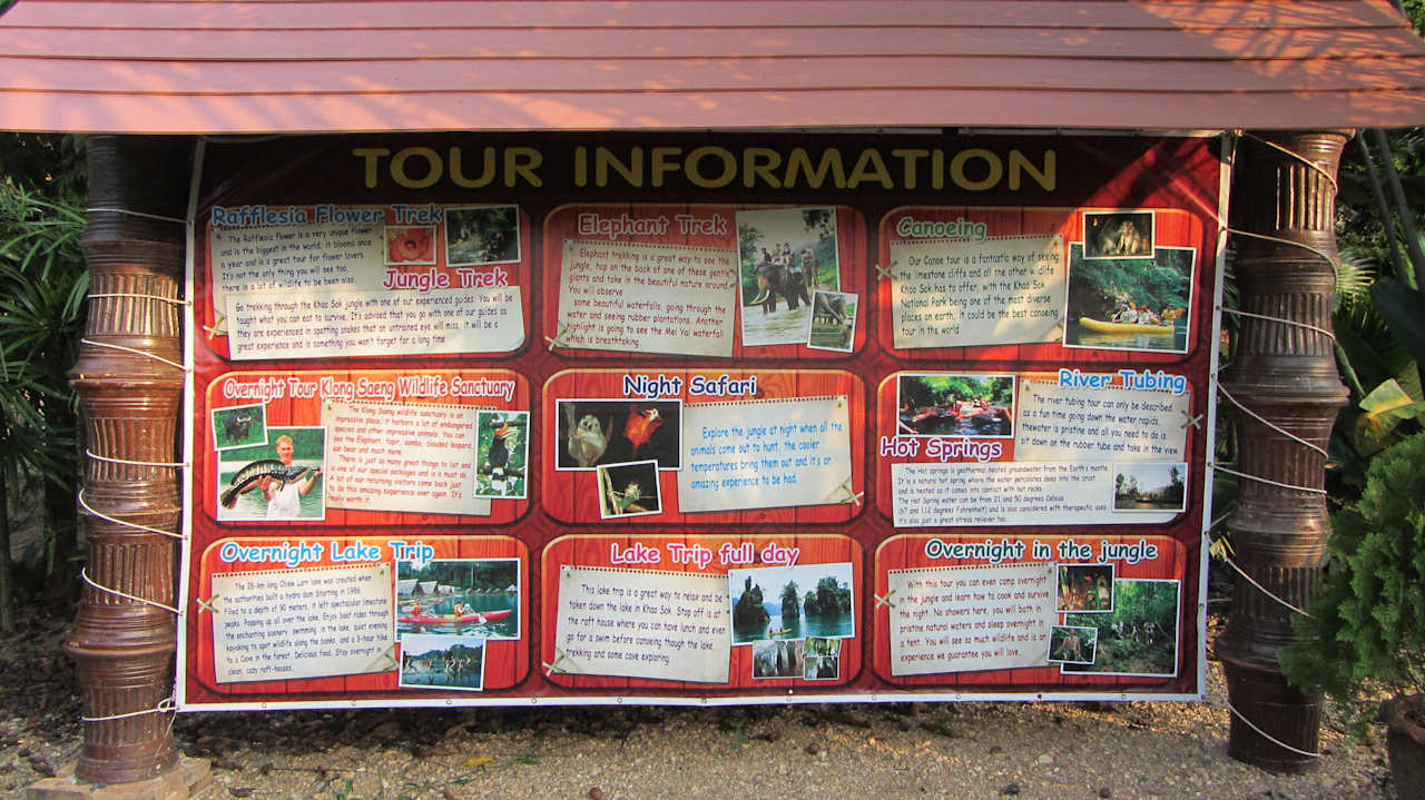 Ausflugsmöglichkeiten Hotel Khao Sok & Spa