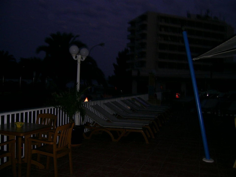 Geordnete Liegen Hotel Osiris