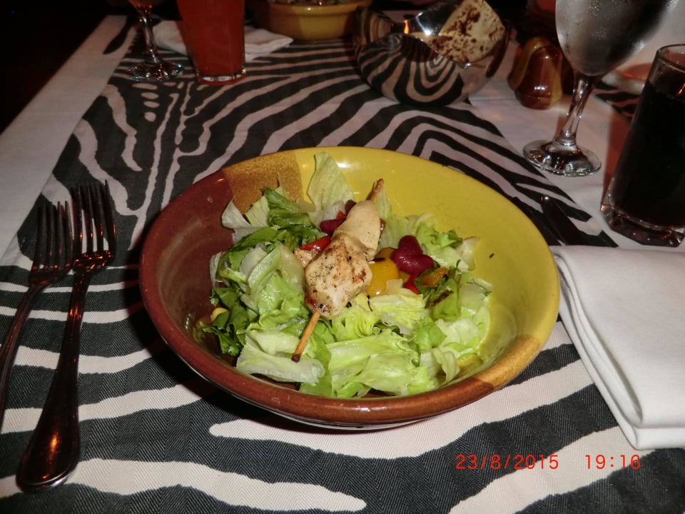 Vorspeise beim Brasilianer Pickalbatros Citadel Resort