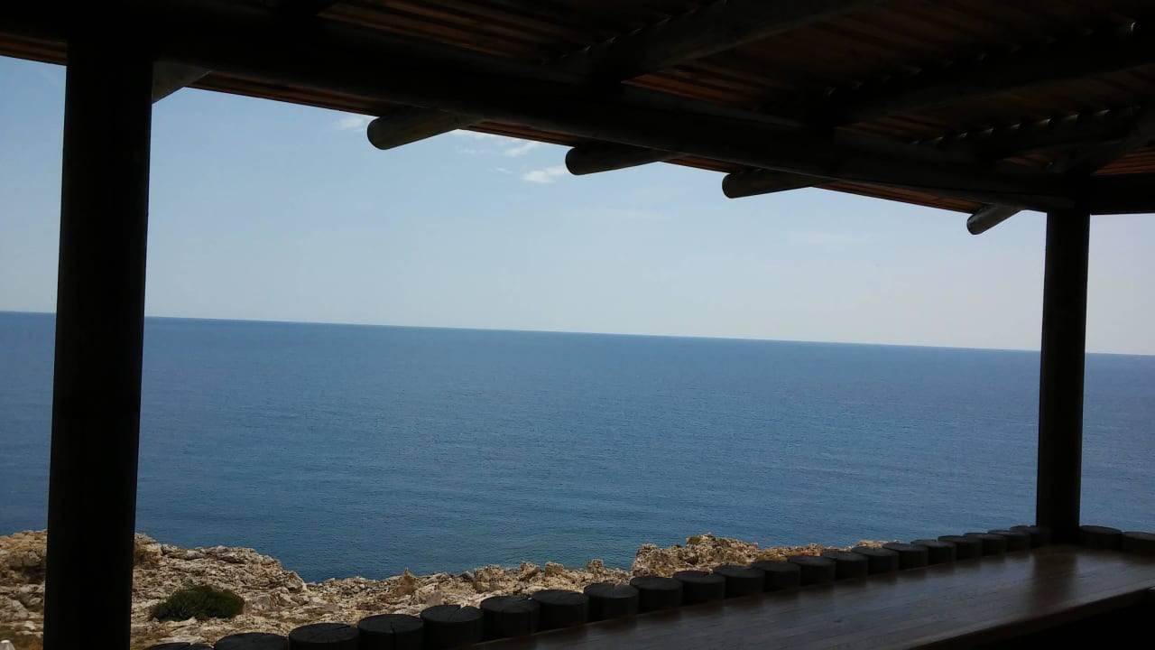 Blick von der oberen Bar Hotel Kalithea Horizon Royal