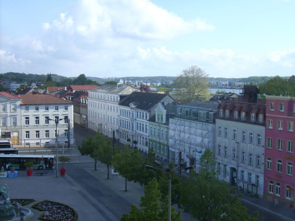 Blick vom Zimmer IntercityHotel Schwerin