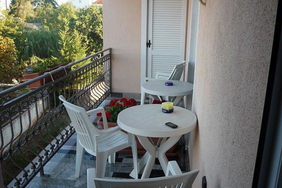Balkon des Zimmer Pension Sport