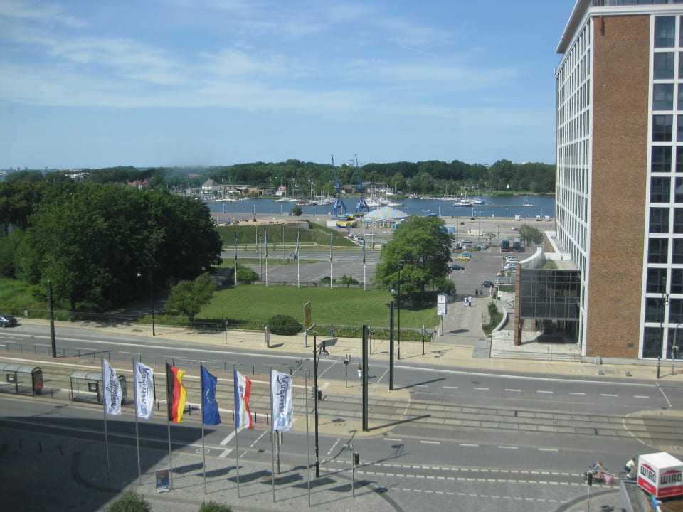 Blick aus dem Zimmer ScanHotels City Rostock