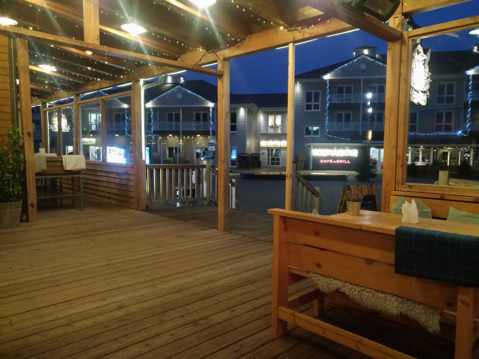 Außenansicht Bretterbude Heiligenhafen