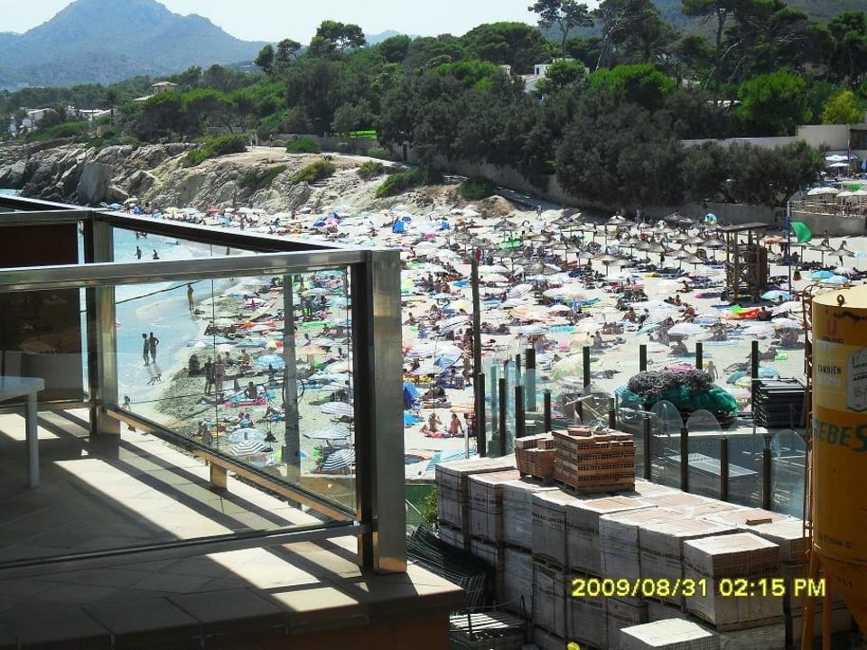 Ausblick vom Balkon aus Zimmer 229 Hotel Clumba