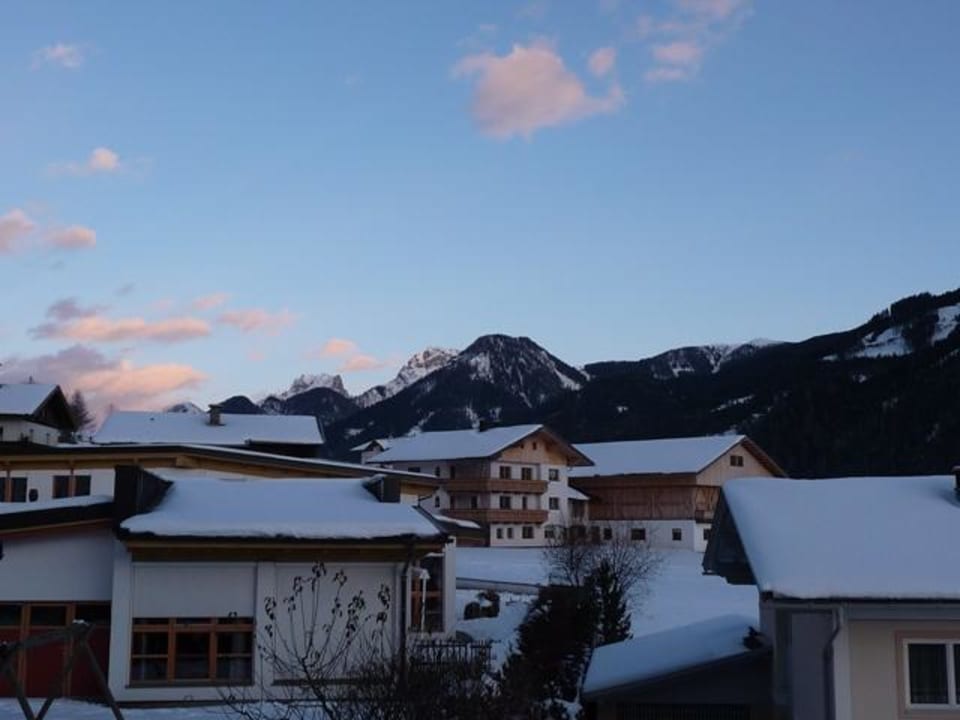 Blick aus dem Fenster Landgasthof Lenzer