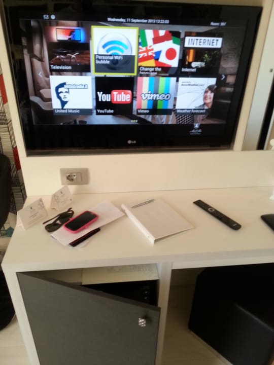 Zimmer Teil 2 - Fernseher Grand Hotel Resort Ma&MA