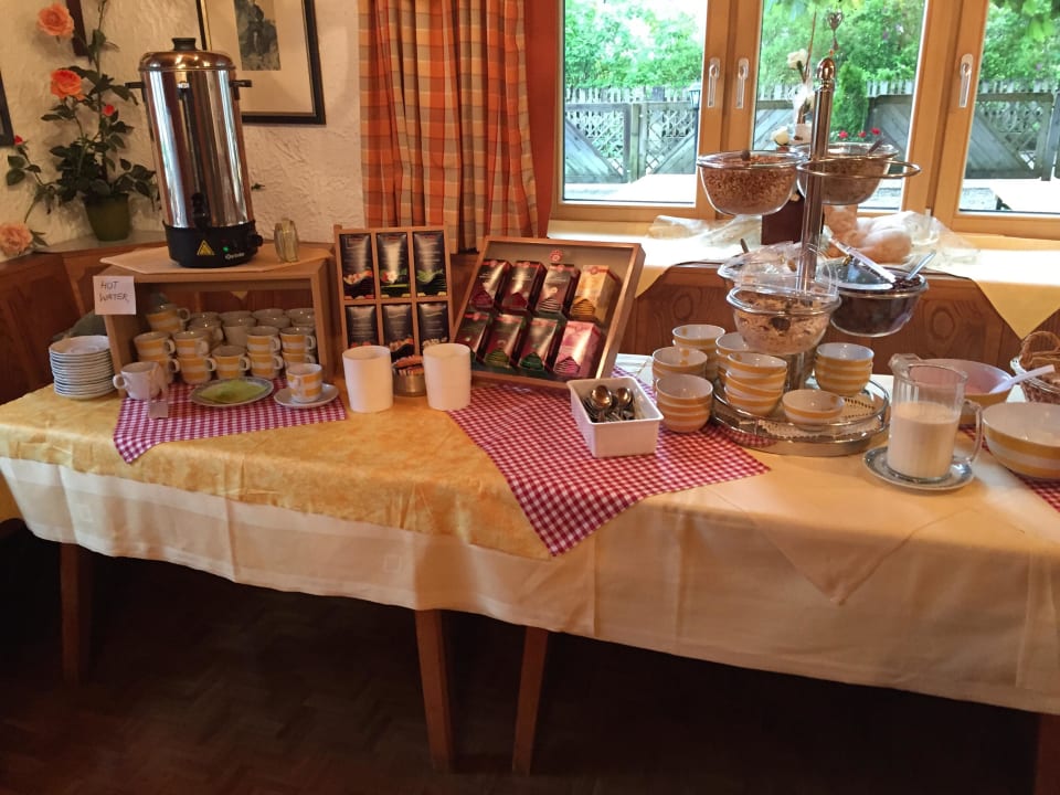 Frühstück  Gasthof Pension Säuling