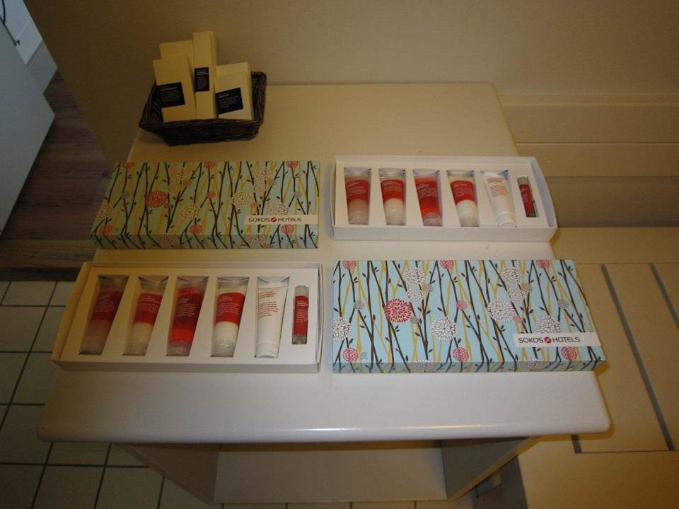 Bathroom amenities Hotel Sokos Seurahuone