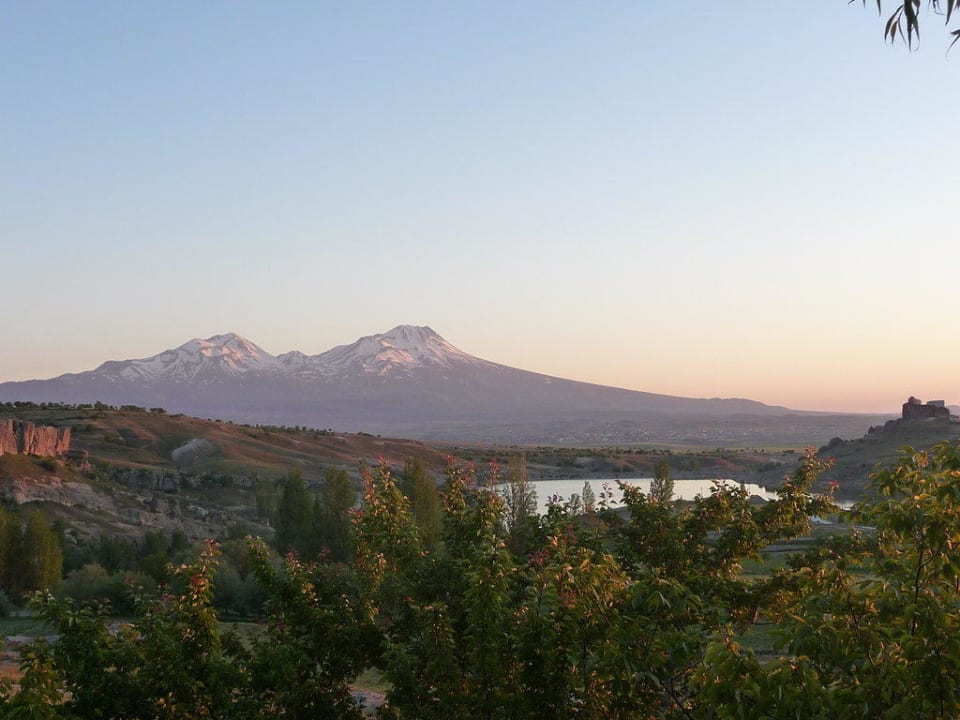 Blick von der Terrasse Hotel Karvalli