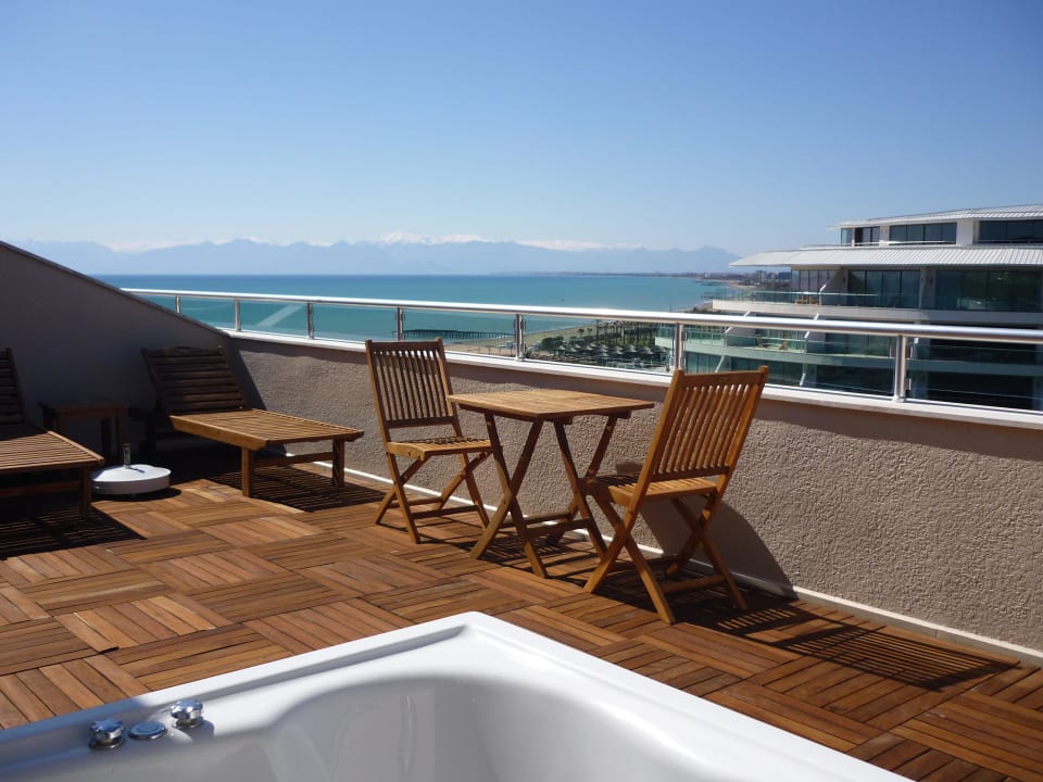 Whirlpool mit Aussicht Voyage Belek Golf & Spa