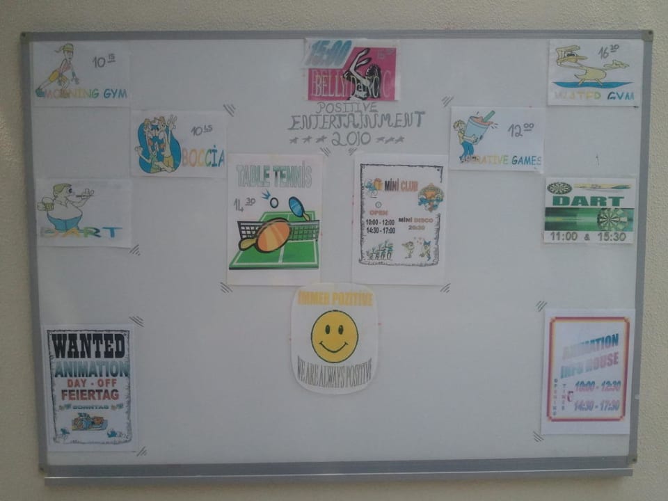 Infoboard  Hotel Sirma