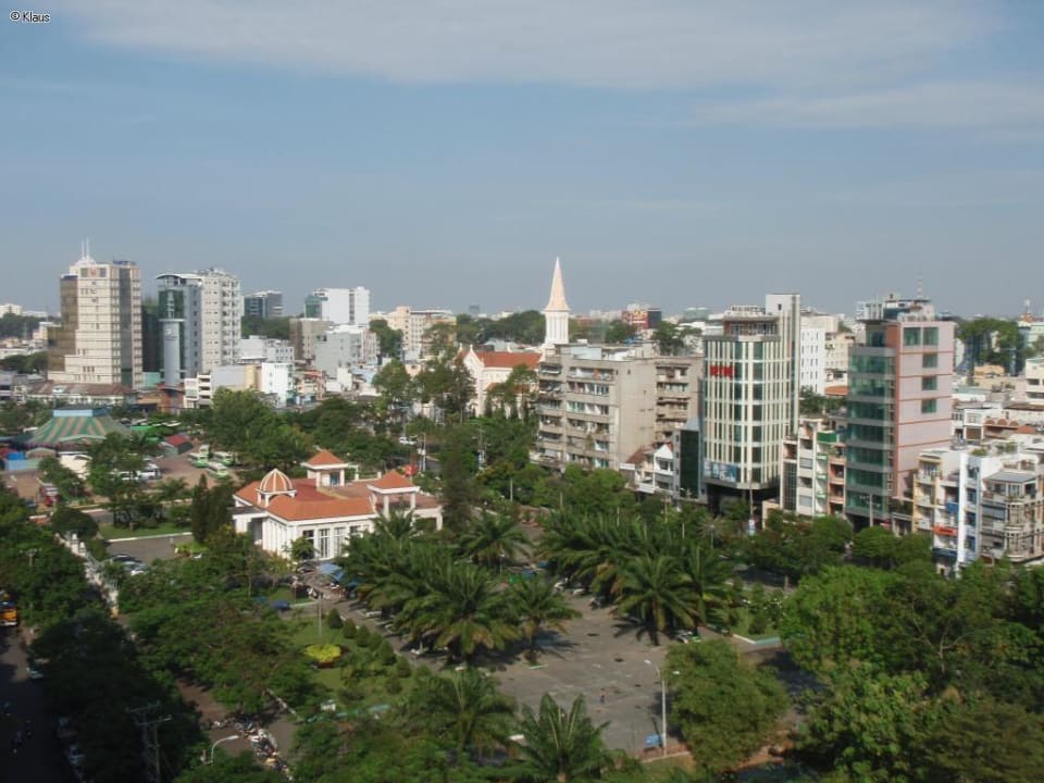 Ausblick von der Dachterrasse Hotel Elios