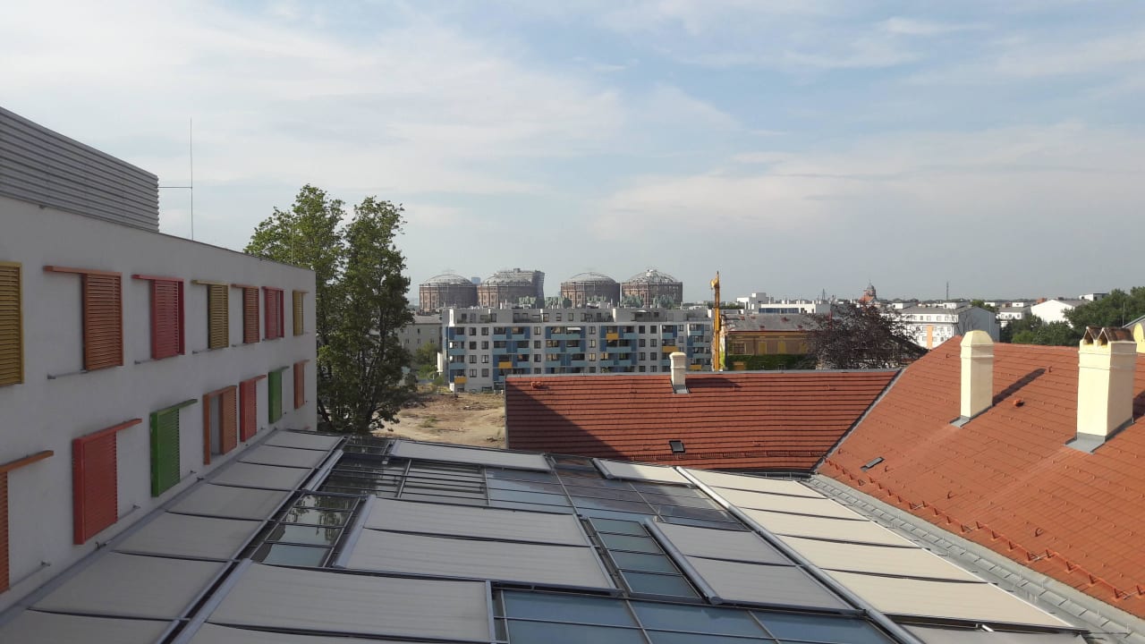 Blick über das Jufa JUFA Hotel Wien City