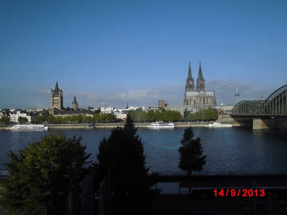 Unser Zimmerblick Hyatt Regency Köln