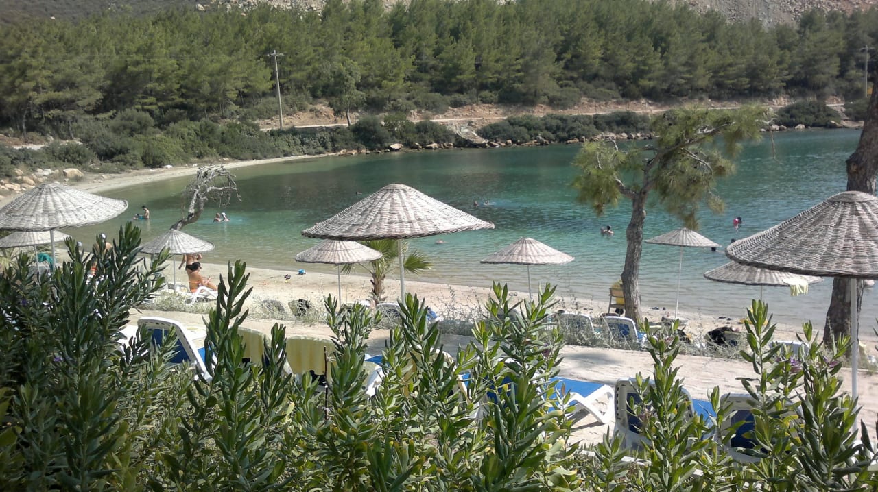 Die ruhige hintere Bucht La Blanche Island Bodrum
