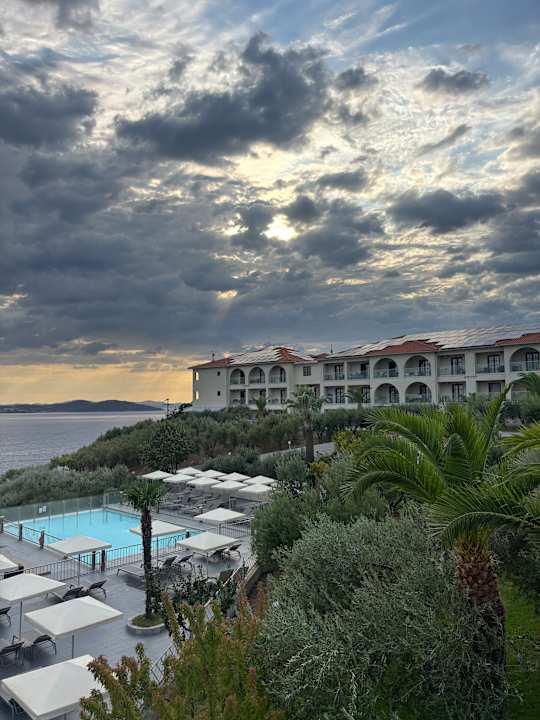 Ausblick Akrathos Beach Hotel