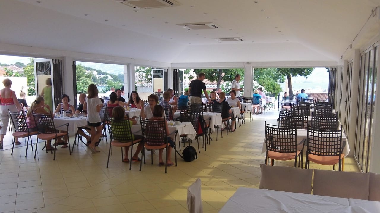 Beim Frühstück Hotel Borik