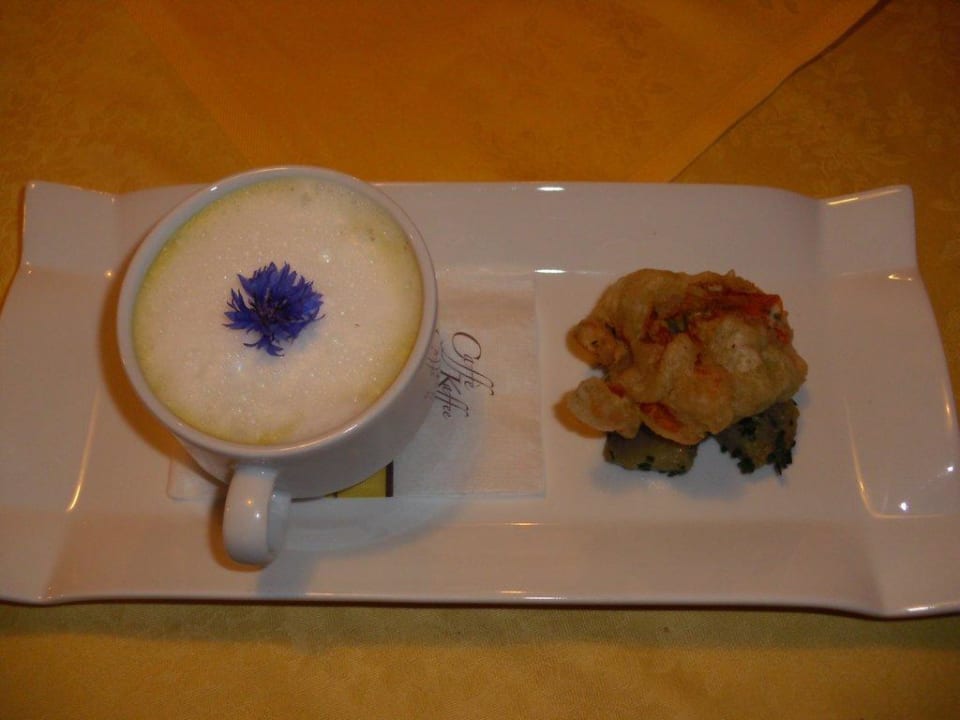 Eine der fantastischen Vorspeisen Hotel-Chalet Pennhof