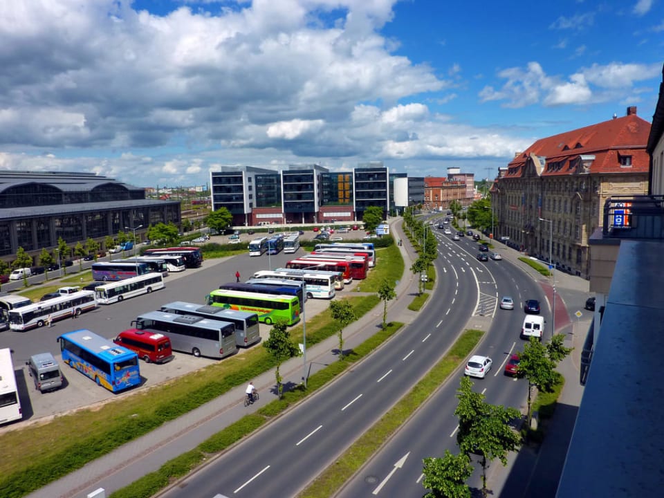 Der Ausblick Victor's Residenz Hotel Leipzig