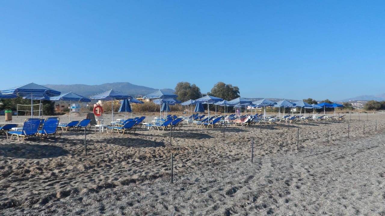 Blickrichtung Rethymnon Hotel Kathrin Beach