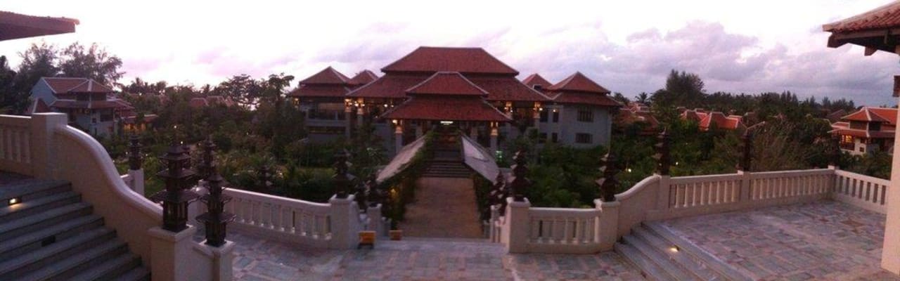 Ausblick aus der Lobby heraus Richtung Meer Khaolak Laguna Resort