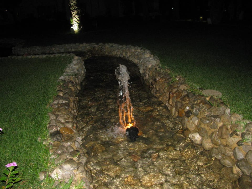 Gartenanlage in der Nacht Steigenberger Marhaba Thalasso Hammamet