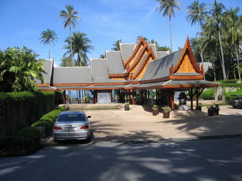 Hoteleingang Hotel Amanpuri
