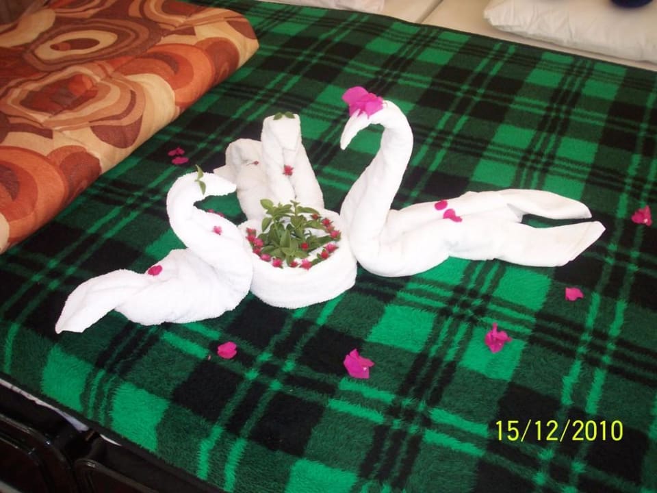 Vom Personal gezaubert mit Handtücher Hotel Coral Garden