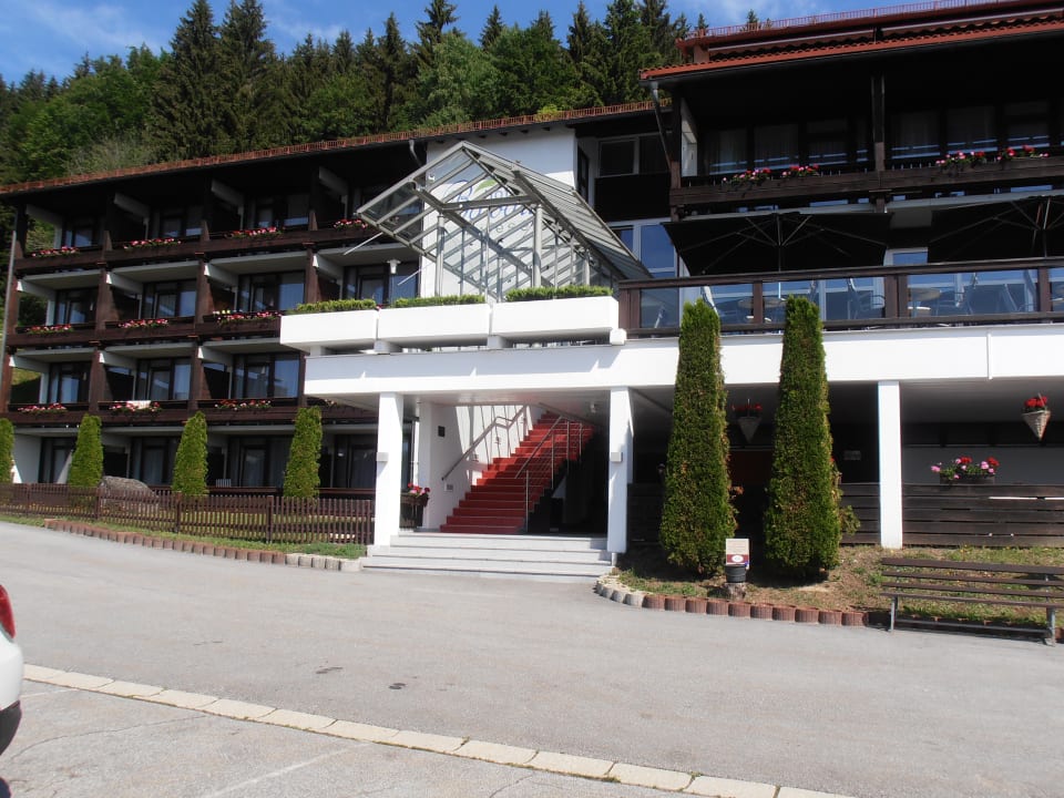 Der Eingangsbereich des Hotels  Hotel Bavaria Zwiesel