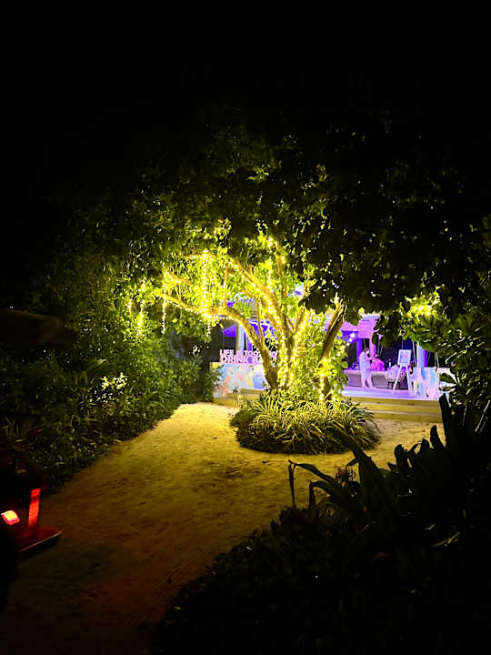 Gartenanlage Le Méridien Maldives Resort & Spa