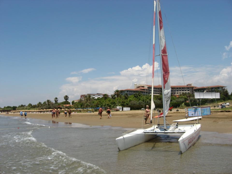 Defne Garden vom Strand gesehen Hotel Defne Garden