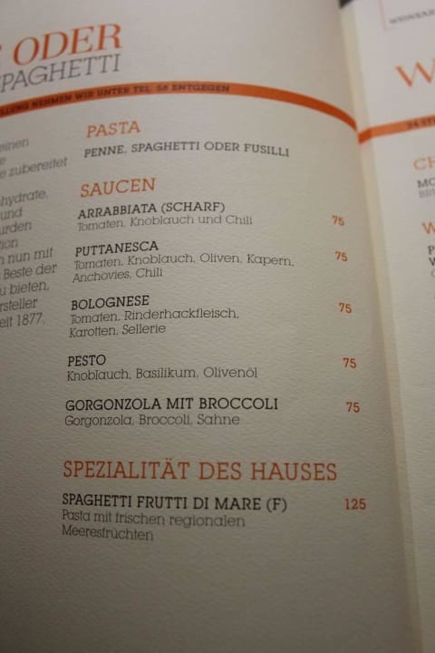 Auszug Roomservice  Sheraton Jumeirah Beach Resort