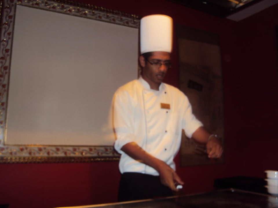 Chef at the Japanese Hotel Titanic Palace
