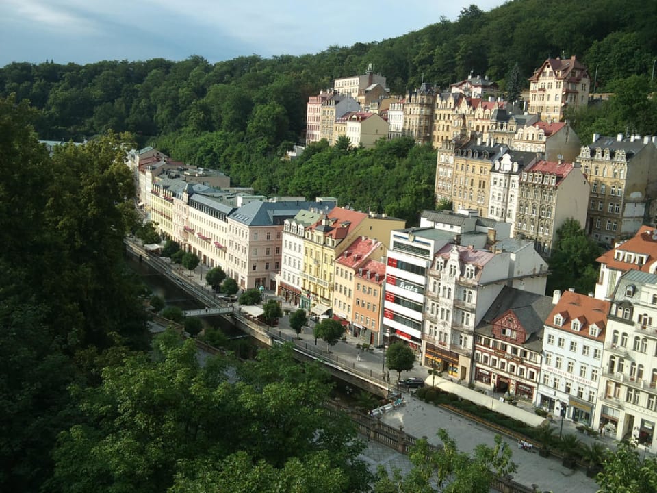 Ausblick vom obersten Stockwerk Hotel Ontario