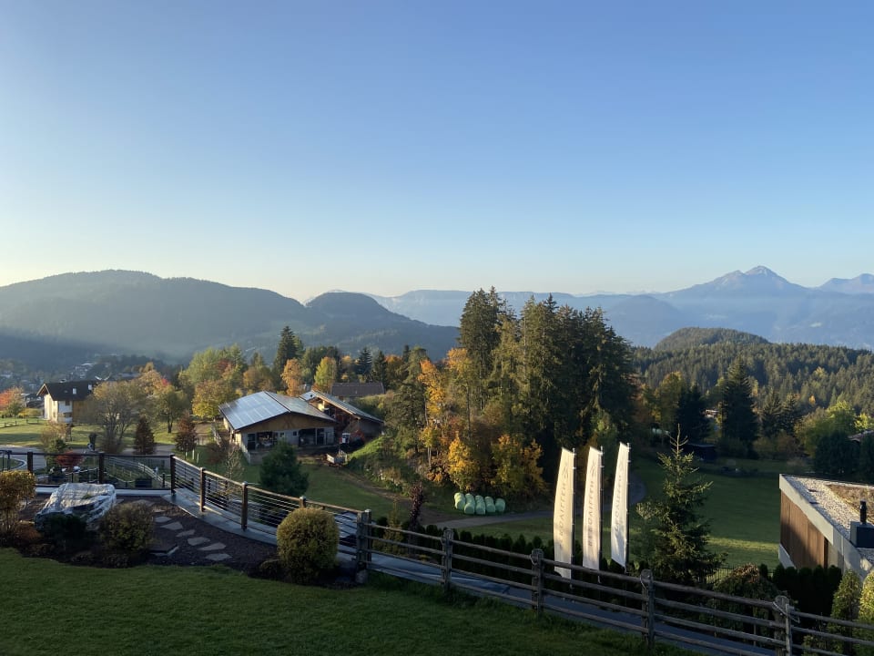 Ausblick Hotel Chalet Mirabell