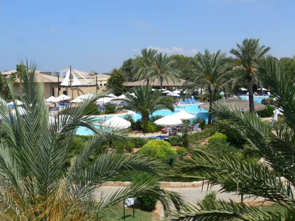 Blick über Anlage Blau Colònia Sant Jordi