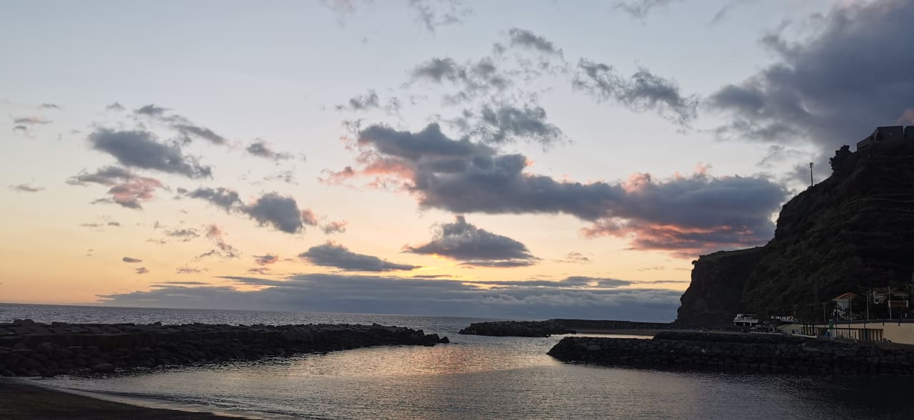 Ausblick Calheta Beach