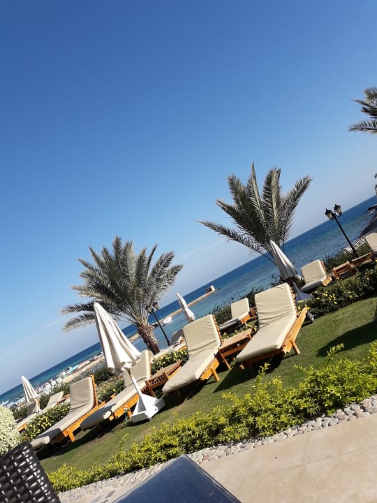 Blick v d Terrasse aufs Meer Royal Star Beach Resort