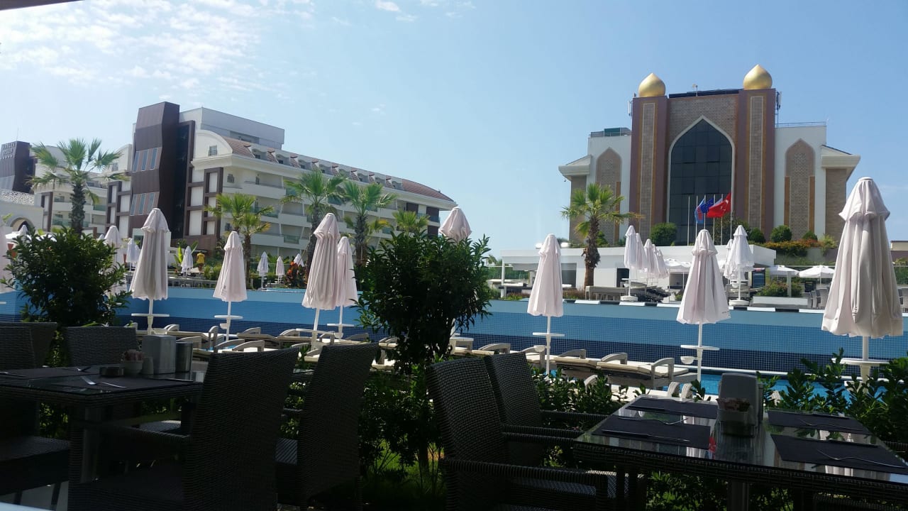 Blick vom Restaurant Side Sunport Hotel & Spa