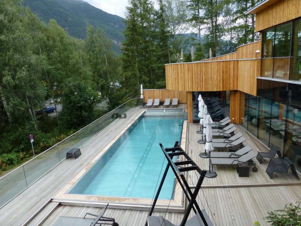 Blick vom Balkon  Naturhotel Waldklause