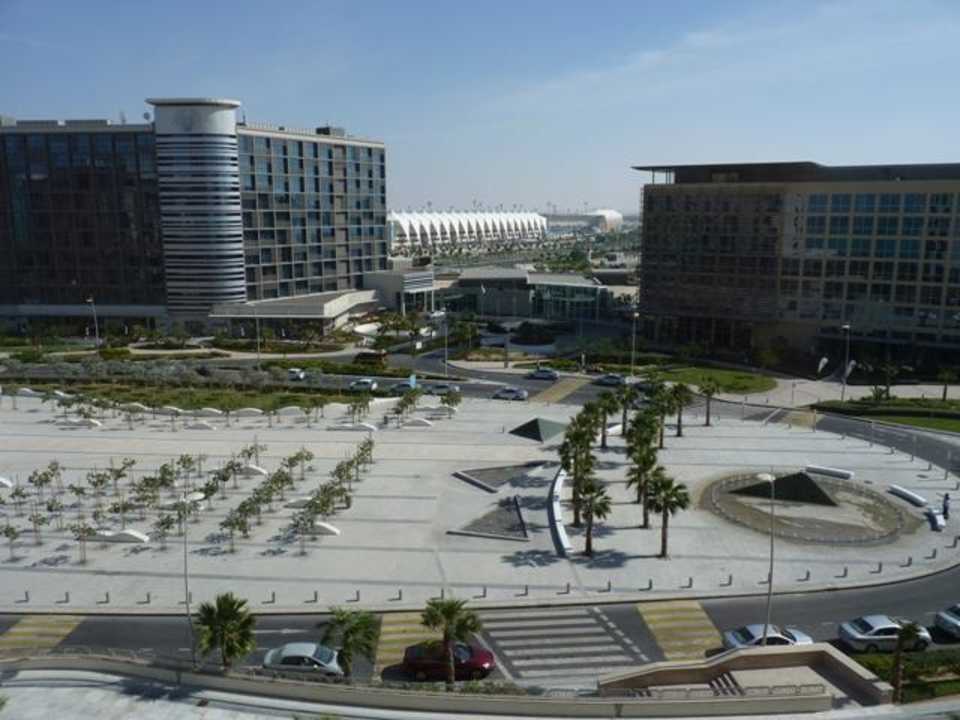 Blick aus dem Hotel-Zimmer Crowne Plaza Hotel Yas Island