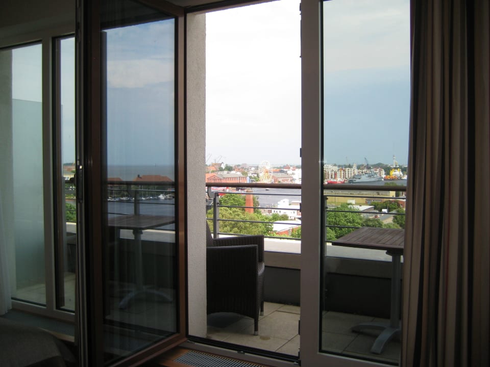 Ausblick Executive Zimmer 7. Etage ATLANTIC Hotel Wilhelmshaven