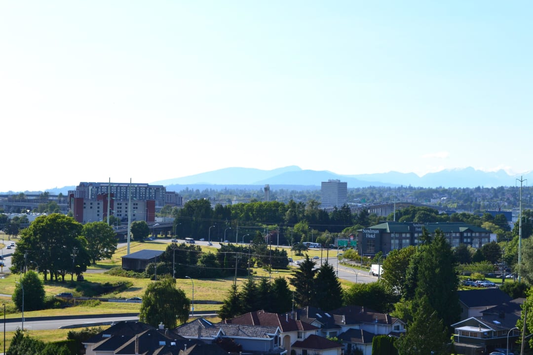 Ausblick vom Zimmer Sandman Signature Hotel & Resort Vancouver Airport